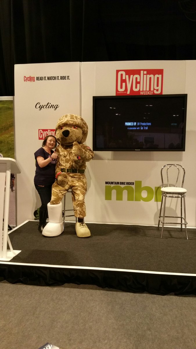 Andylennon74's tweet photo. @herothebear &amp; @yvonnebeattie1 on stage @ScropsScotland talking about @HelpforHeroes #scrops https://t.co/PbipHZl9e2