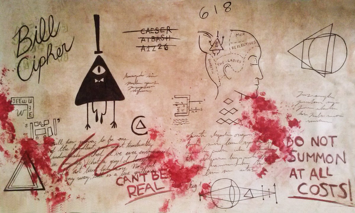 FandomizeMerch's tweet image. Gravity Falls terminó: ¡qué mejor que celebrarlo con una réplica de tu página favorita de uno de los diarios!