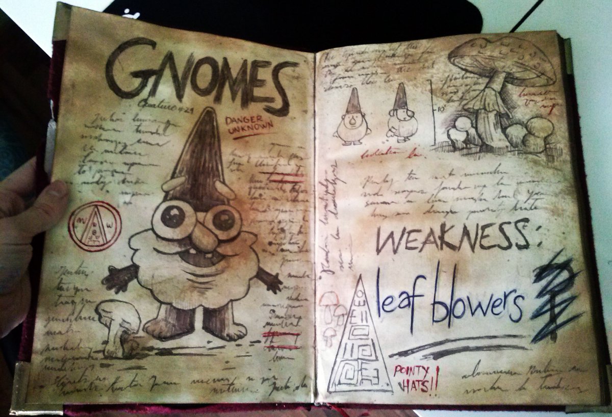 FandomizeMerch's tweet image. Gravity Falls terminó: ¡qué mejor que celebrarlo con una réplica de tu página favorita de uno de los diarios!