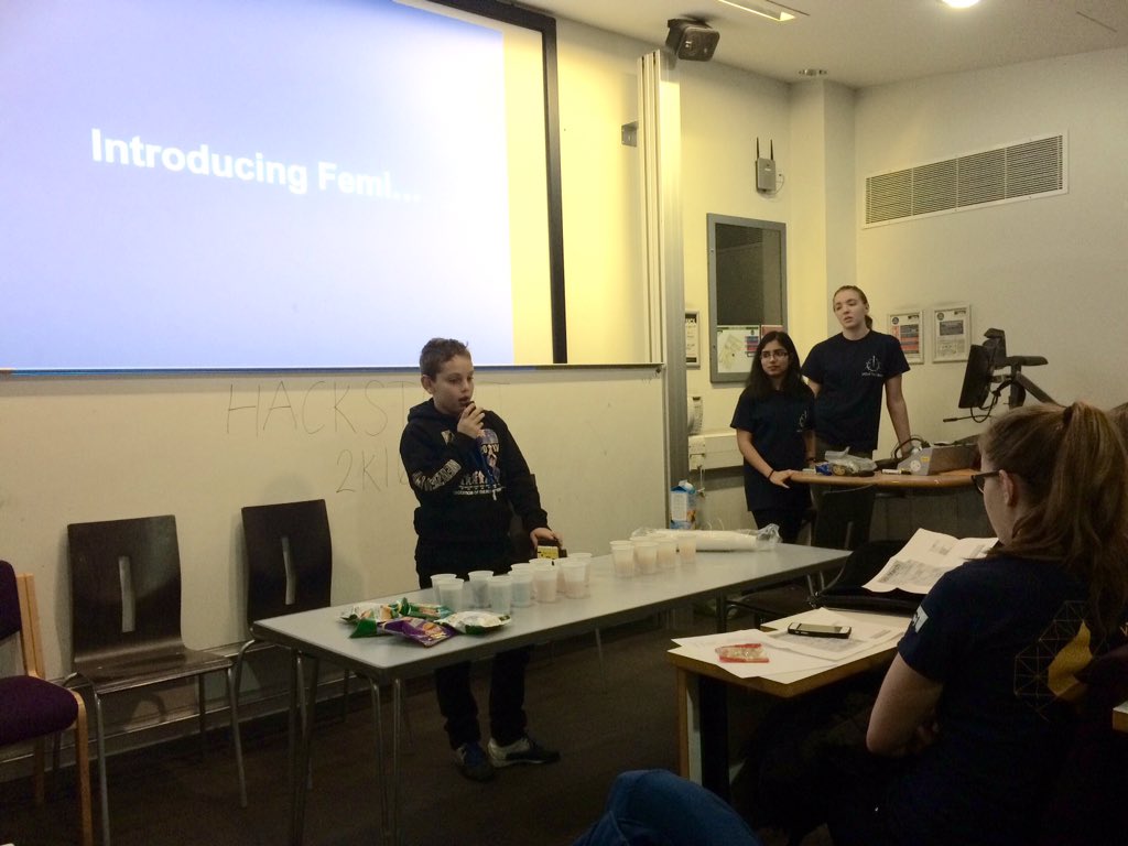 gowolade's tweet image. Femi's at #HackStart talking about looking forward to a series of workshops run by Computer Science students at UCL