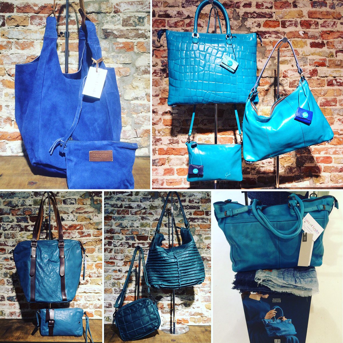 EvelineClous's tweet photo. Today it's BLUE saturday...‼️ #lotsofleuks #haarlem #tassen #bluesaturday #LoveiT❤️ https://t.co/H8B6IiivEW