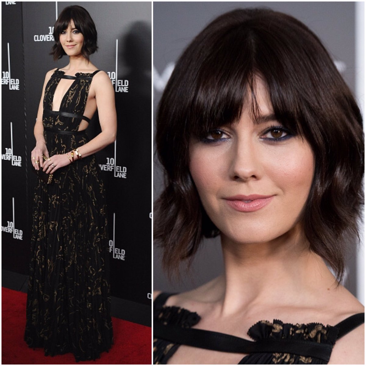 AnitaShemon's tweet photo. #LookOfTheDay #maryelizabethwinstead in @MaisonValentino #makeup #gitabass #hair @ryantrygstad ❤️ #bbloggers https://t.co/qZRarBpgDP