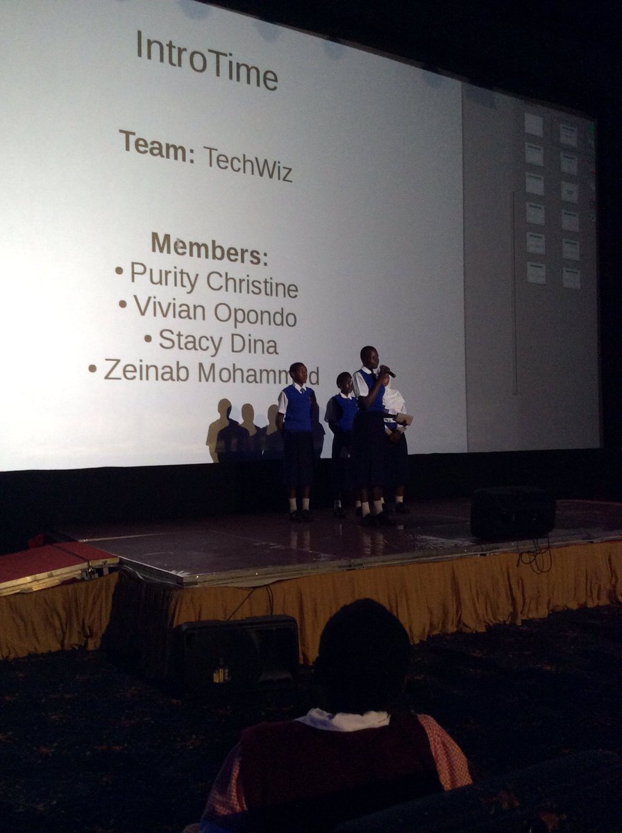 odedejames's tweet photo. #Girls presenting #Introtime Android app that helps guest, new students to navigate through institutions #IWD https://t.co/MTRnNJv5hp