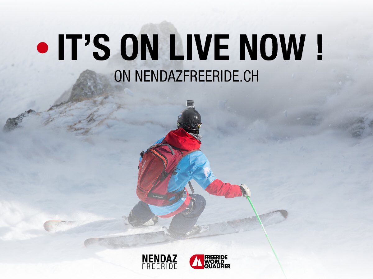 NendazFreeride's tweet photo. We are now live on streaming at https://t.co/vWLIQUx2E7 https://t.co/6G2nFYhRMZ