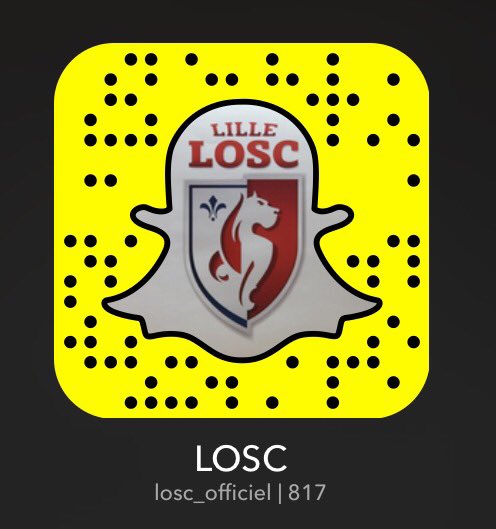 losclive's tweet image. [👊JOUR DE MATCH👊] Vivez les coulisses de #SCBLOSC sur Snapchat. Ajoutez-nous (losc_officiel) ou flashez ce code ;-)