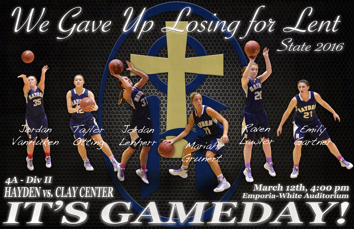 IT'S GAMEDAY!!  Go <a href="/HaydenGirlsBbal/">Hayden Girls Basketball</a>  Beat Clay Center!! #takestate