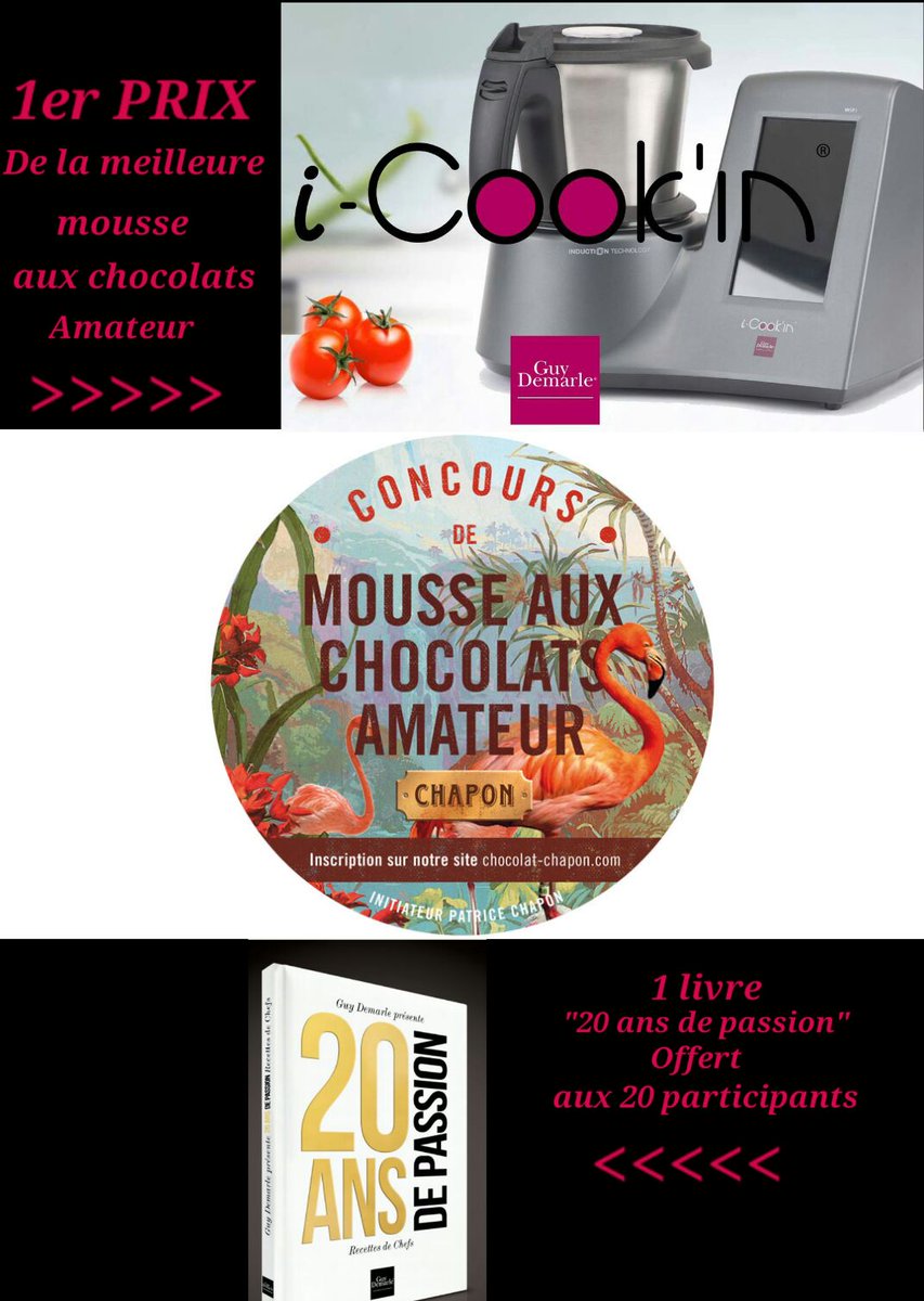 Le 1er #Concours de la Meilleure #MousseAuxChocolats Amateur approche avec de magnifiques cadeaux à gagner...