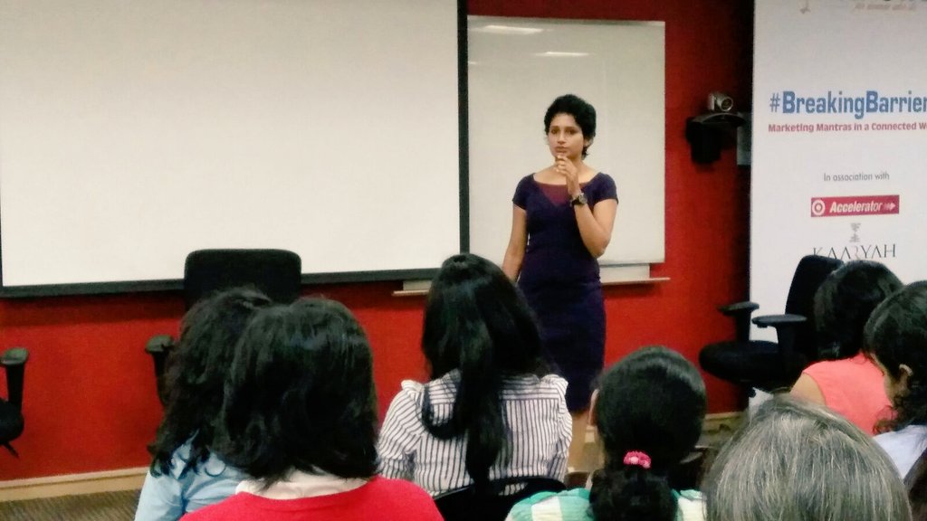 Aditya_Vx1's tweet photo. Target India's own Prashanthi Reddy at #BreakingBarriers event! #TargetAcceleratorProgram @Sol_Brille @navrajkapoor https://t.co/K6yDc8SsDq