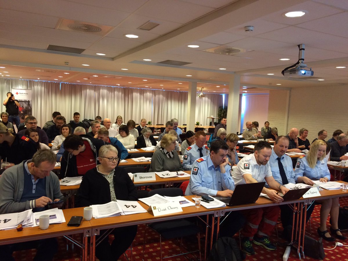 Årsmøte er i gang med både visepresident Snorre Gundersen og generalsekretær Åsne Havnelid