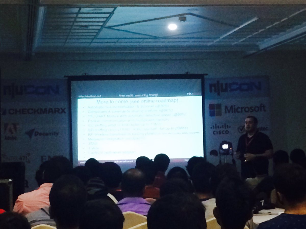 c0d3xpl0it's tweet photo. Hardware Pwning made easy by @HardSploit @opalesecurity at @nullcon #NullCon2016 https://t.co/0V1ZmJNQPJ