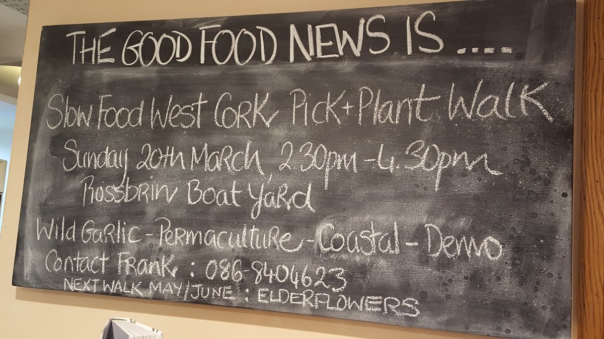 #thegoodfoodnewsis  @SlowFoodWCork @discoverwcork @westcorkisland @westcorktimes @TourismWestCork @visitwestcork