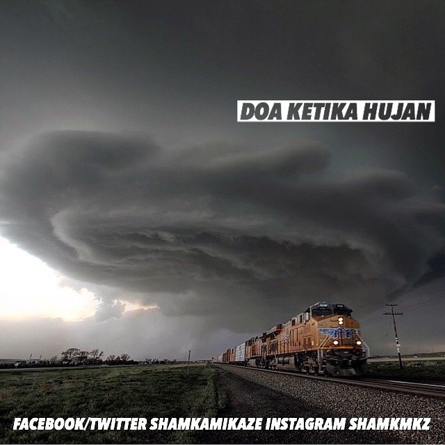 DOA KETIKA HUJAN

اللَّهُمَّ صَيِّبًا نَافِعًا

YA ALLAH, JADIKANLAH IA HUJAN YANG BERMANFAAT

(HR BUKHARI) #sunnah