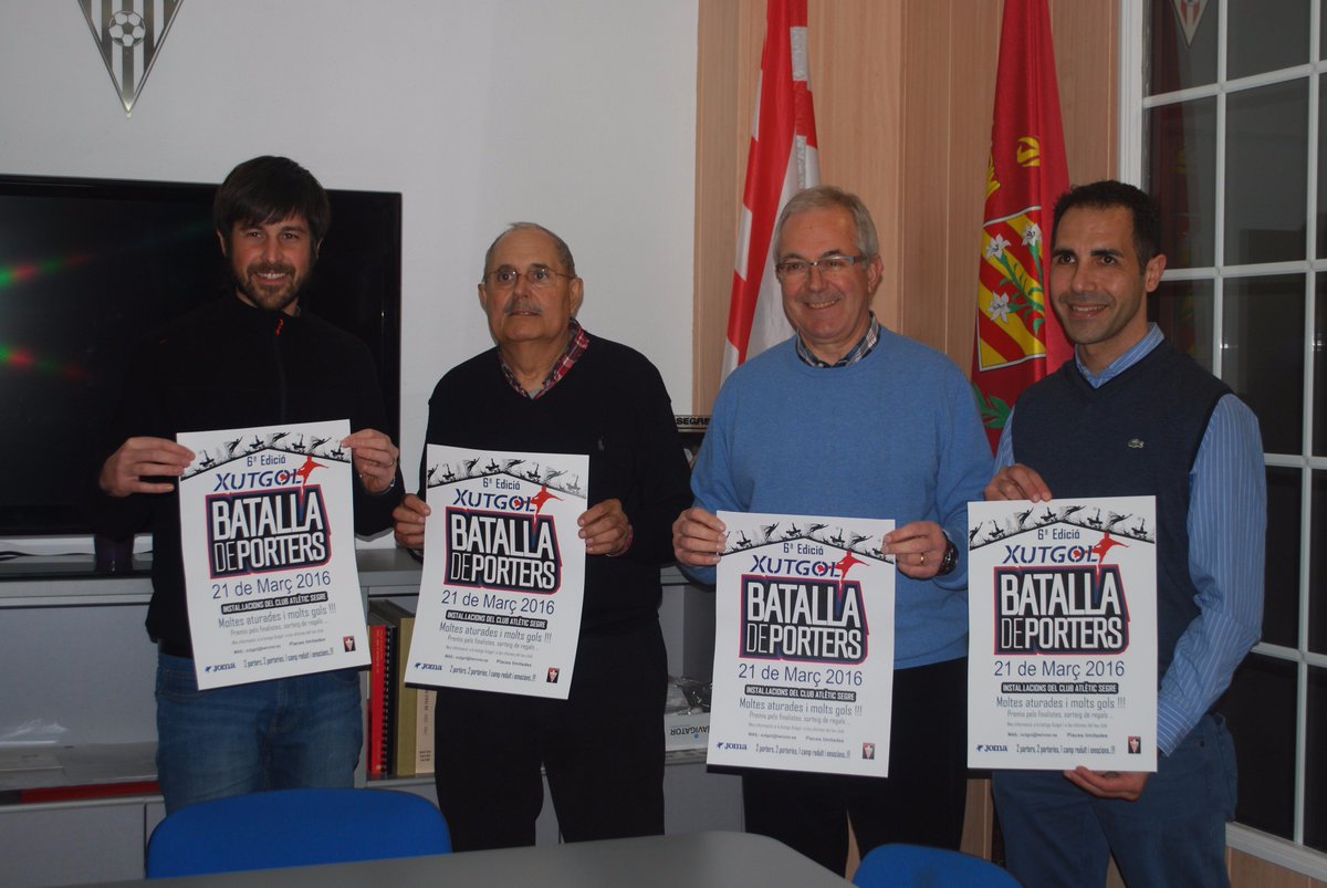 XUTGOL1's tweet photo. Ahir es va fer la presentació de la 6ª Batalla de Porters del proper 21 de març.
Animeu-vos porters a participar!!! https://t.co/EvtK9XClTQ