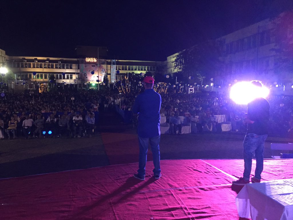 ArunabhKumar's tweet photo. "TVF Night Out"at #OJASS 2016 in @NITJamshedpur with @nouwwwin https://t.co/RtPB6iDVFI