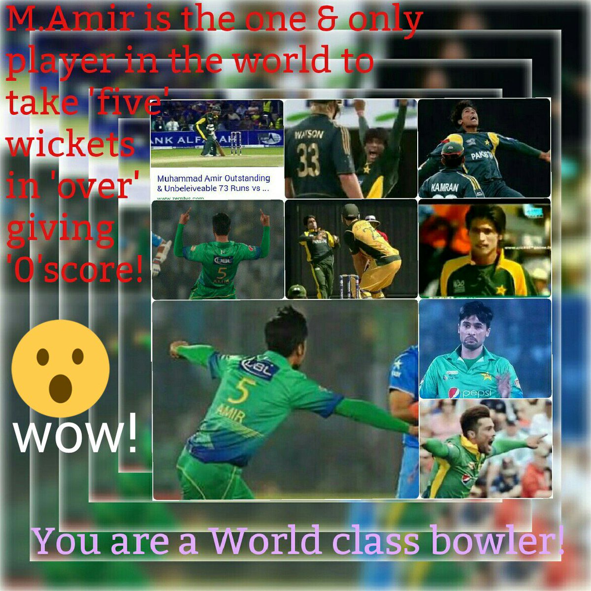 ZainabMumtaz5's tweet photo. @iamamirofficial @narjiskhan25 @IamMeenoo #GoGreenGo #GoAmirGo #PakWorldClassBowling💪✌✌💕💖👍👍😍 https://t.co/eRWVZByF4O