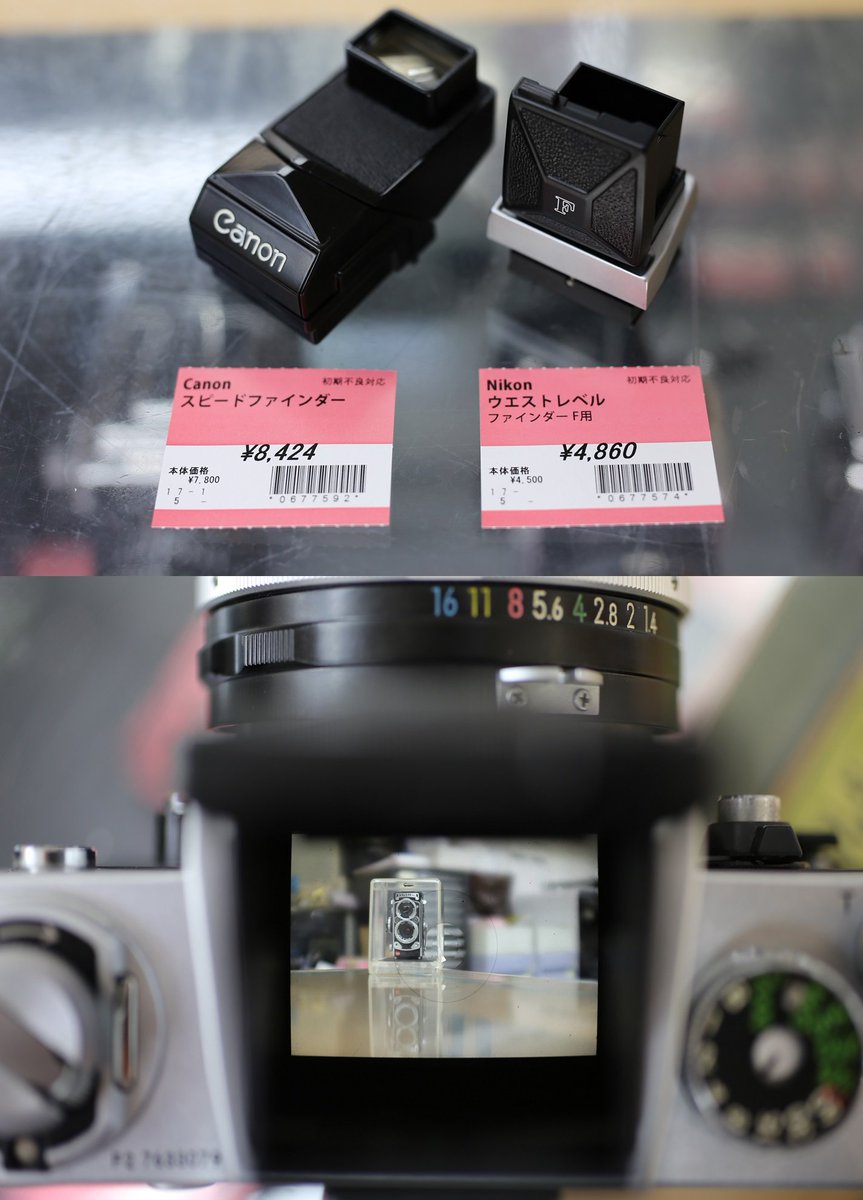 きれい キヤノン 旧F-1用 スピードファインダー 希少