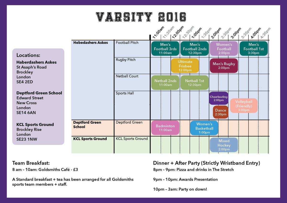 Varsity 2016 is here TODAY from 11am! Support our Lions &amp; celebrate at the Afterparty 10pm ow.ly/ZfO3n