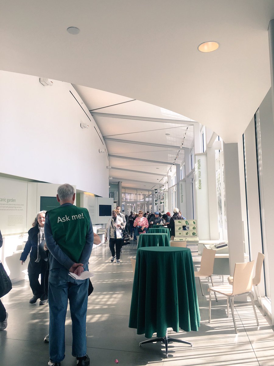 farmingconcrete's tweet photo. And so it begins! The annual Making Brooklyn Bloom conference at @bklynbotanic has begun! https://t.co/3f4D9xKBVb