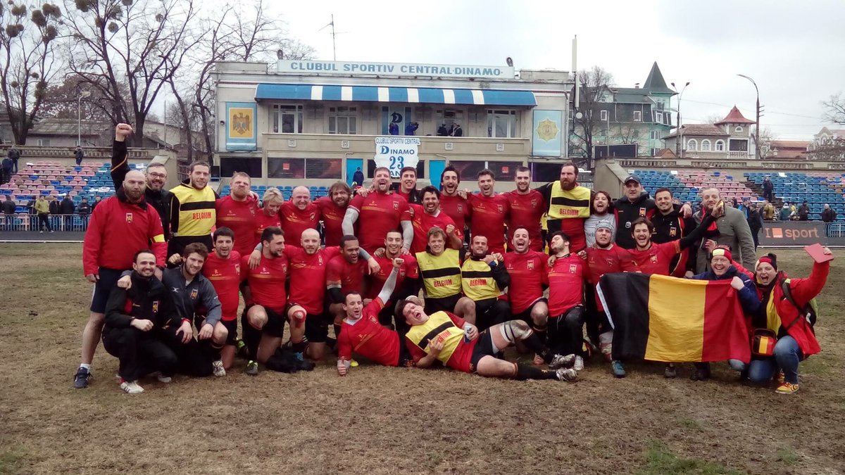 BelgianRugby's tweet photo. The #BlackDevils European Champions 2014-2016! #RugbyEurope #ENC1B #GoBlackDevils #BelgianRugby https://t.co/II8OnJ08VH