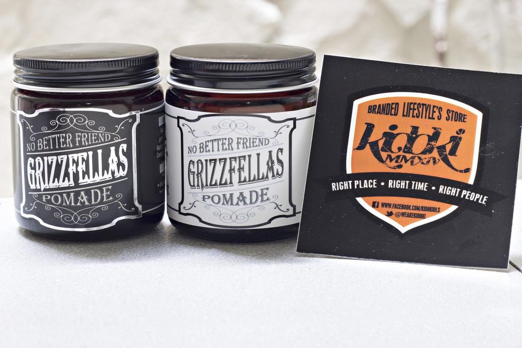 GRIZZFELLAS 3,5oz @115rb:
- medium (white), scent bayrum
- heavy (black), scent masculine citrus tonic
Bbm 7ECEECD9