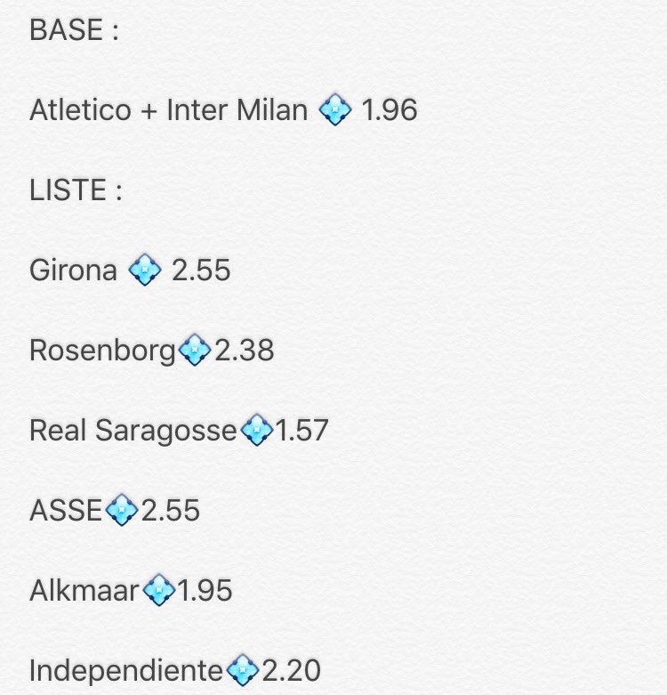 FC_Pronos's tweet image. Les matchs du jour 😎⚽️

#TeamParieur #ParionsSport
