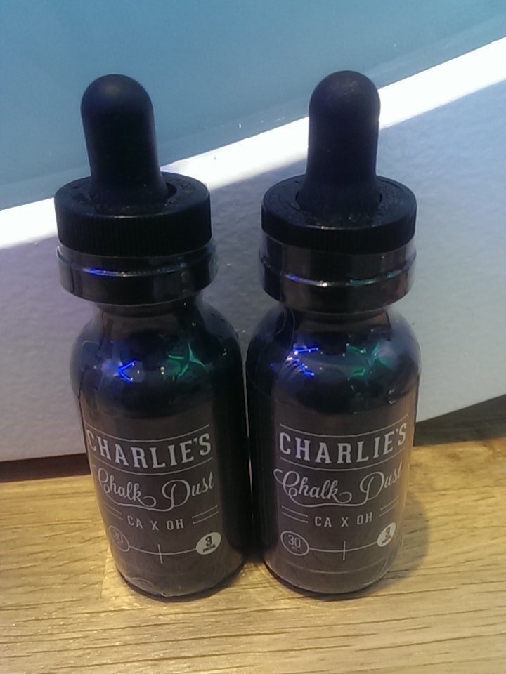 ecovapebar's tweet photo. Also to charlie chalkdust liquids instock #charliechalkdusteliquids https://t.co/4BtUc2m3oe