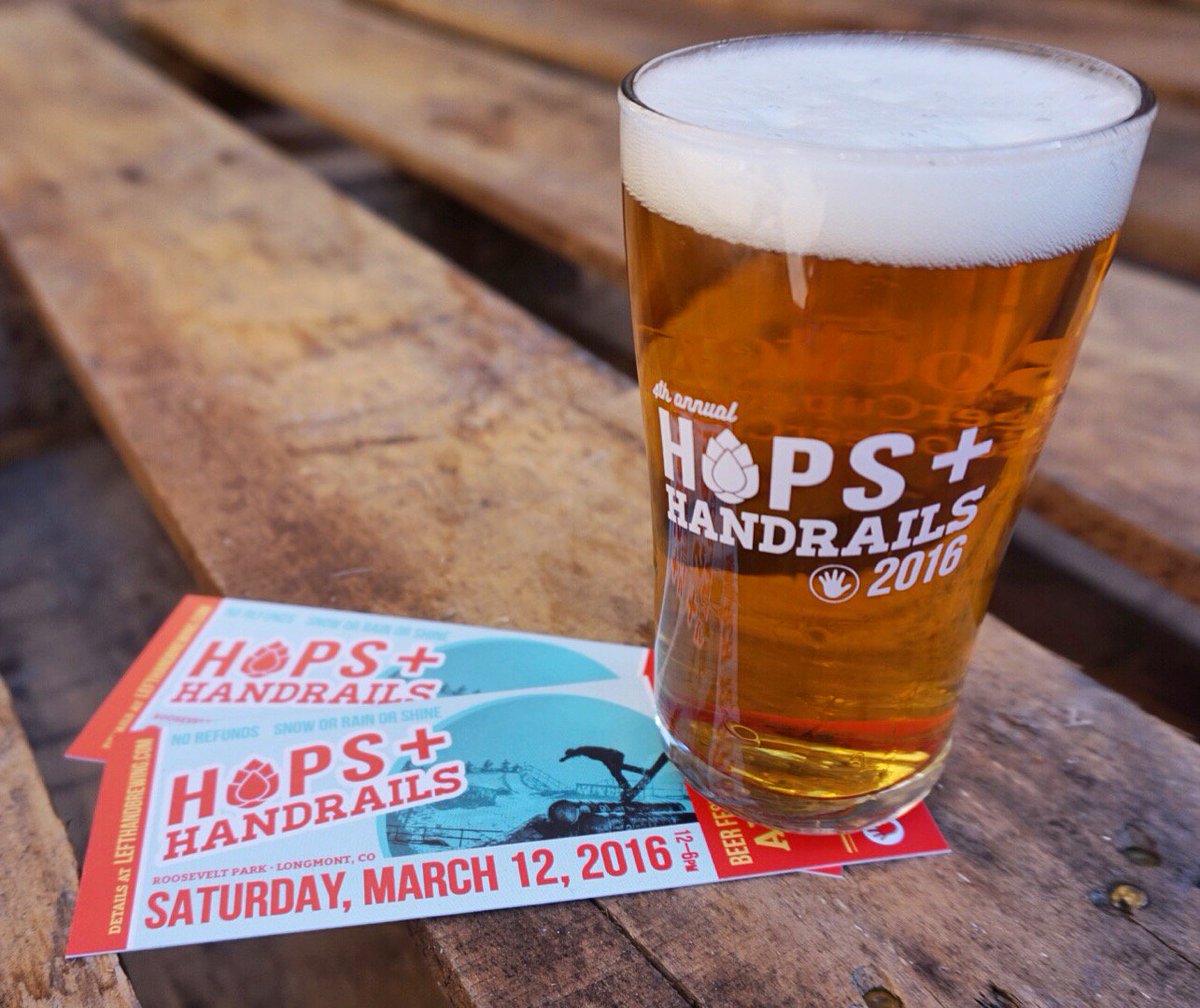 LeftHandBrewing's tweet photo. #HopsHandrails is here! Tix will be available on site.150 breweries are waiting for you! https://t.co/XzDuK5X2HH https://t.co/rX7KrKfUdL