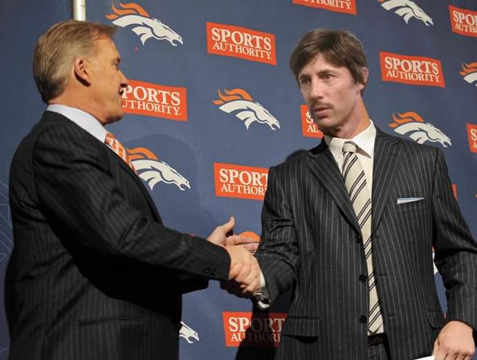 prenstrom's tweet photo. VP of Football operations John Elway said, "The guy can throw a football over them Rocky Mountains." https://t.co/WYZyFg8Qe9