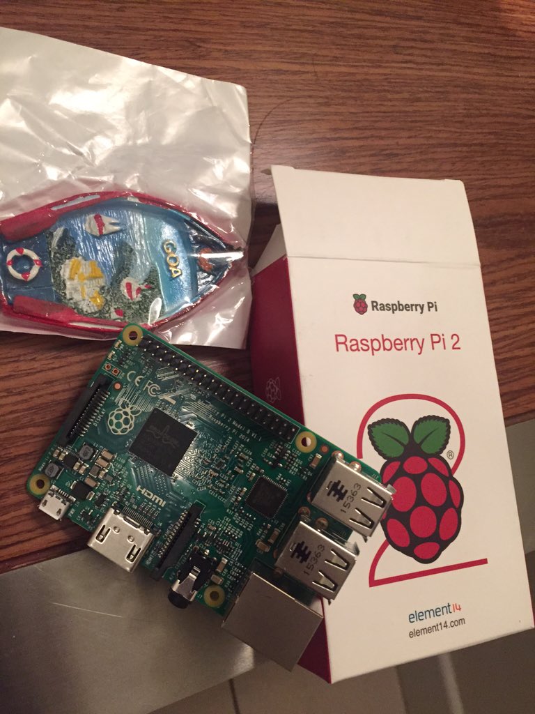 Galactic_Master's tweet photo. @Raspberry_Pi @avkashk @NeeluTripathy @NullMumbai #NullCon2016 @nullcon https://t.co/M8QQDP09OL
