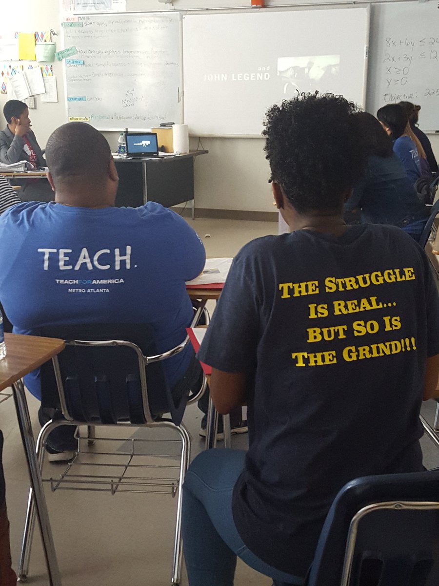 Corps members in MATL learn from other social justice movements #freedomriders  #ghandi #ACE2016 @TFAMetroAtlanta