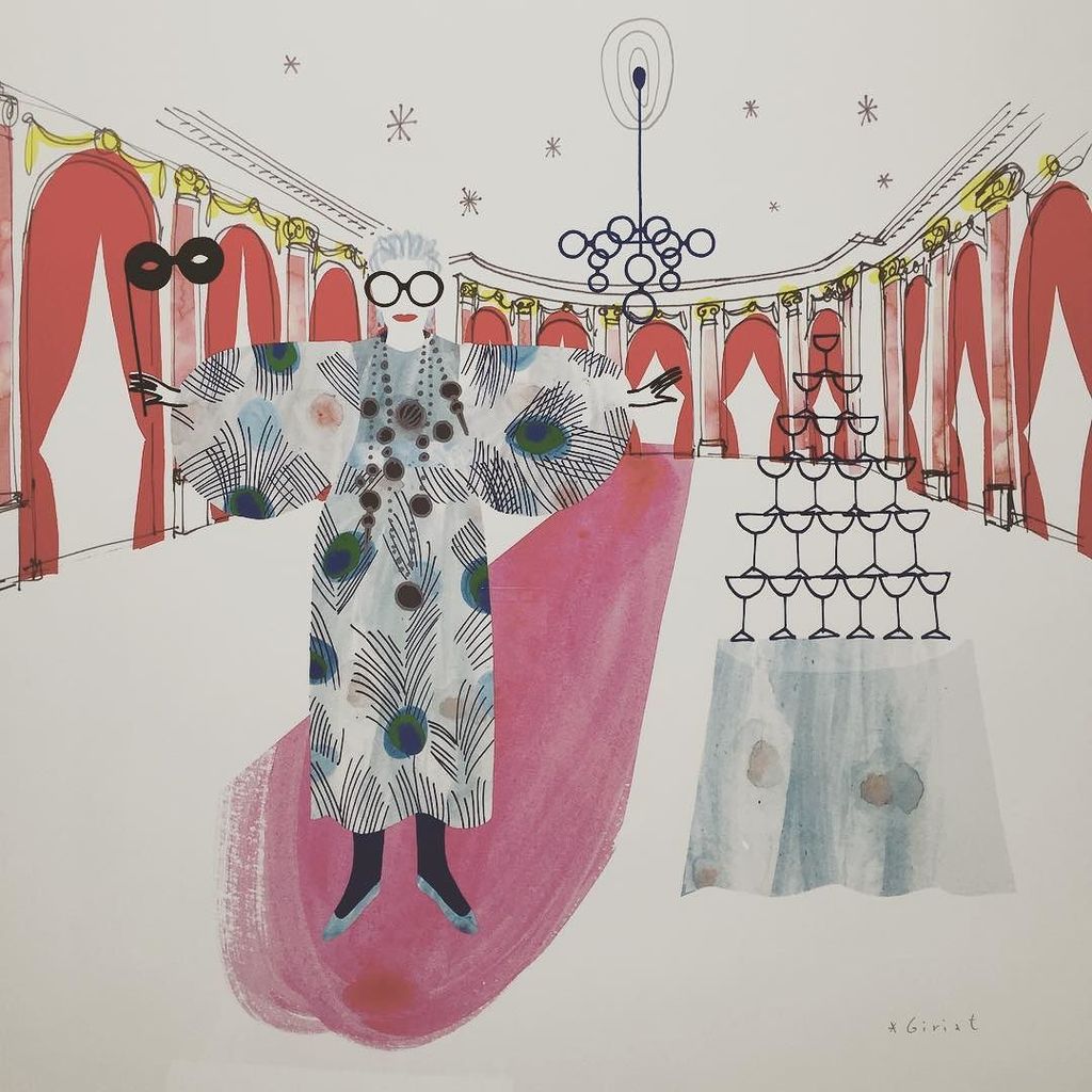 regretfactory's tweet photo. By themoodshake "Iris in Paris" exhibition and capsule collection at Le Bon Marche till April 16th. Illustration by… https://t.co/0vmxFna6bH