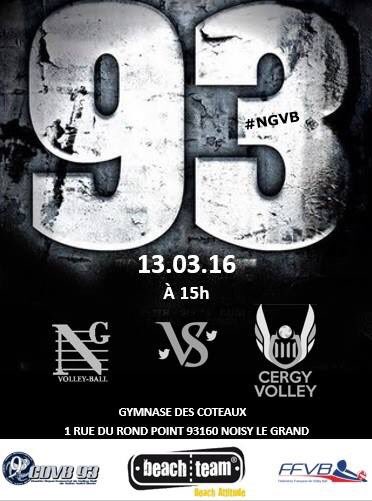 NGVB93's tweet photo. Venez nombreux dimanche 13 Mars pour un choc contre cergy ! https://t.co/hN8ufSJvuS