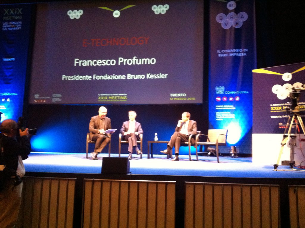 #BeBRAVE #etechnology: Profumo e Previati fanno il punto su #innovazione #storia #futuro. #trento <a href="/sebazanolli/">Sebastiano Zanolli</a>