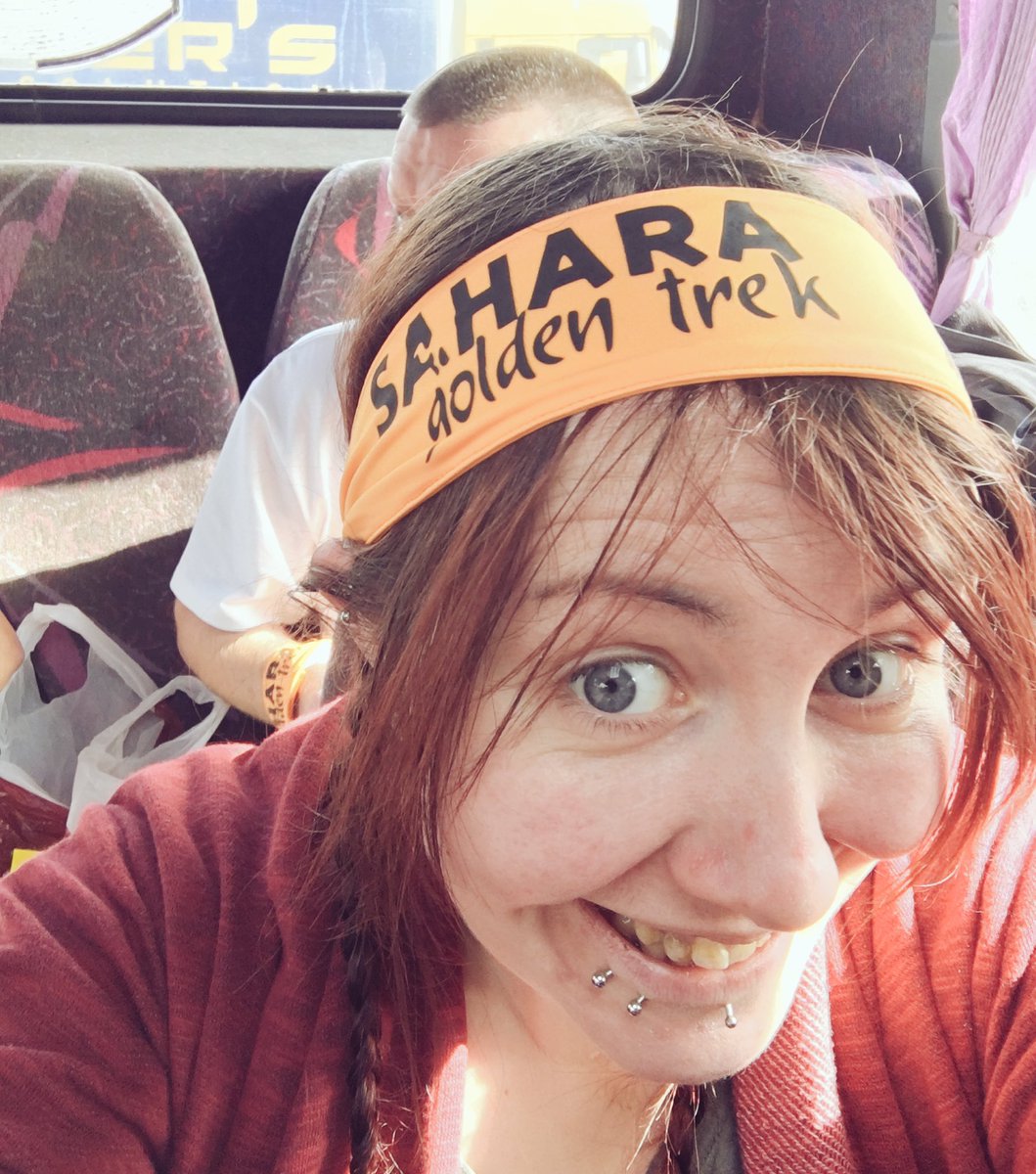 natclementsuk's tweet photo. Let's DO THIS!! #sahara #trekking @cancer_wales #filmingadventures https://t.co/aoGlOM4xbk