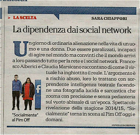 PIMOFF's tweet photo. Anche oggi Sara Chiappori su @rep_milano sceglie #PimOff. Fidatevi
e prenotate! #Socialmente #frigoproduzioni https://t.co/ZvPzOhacNv