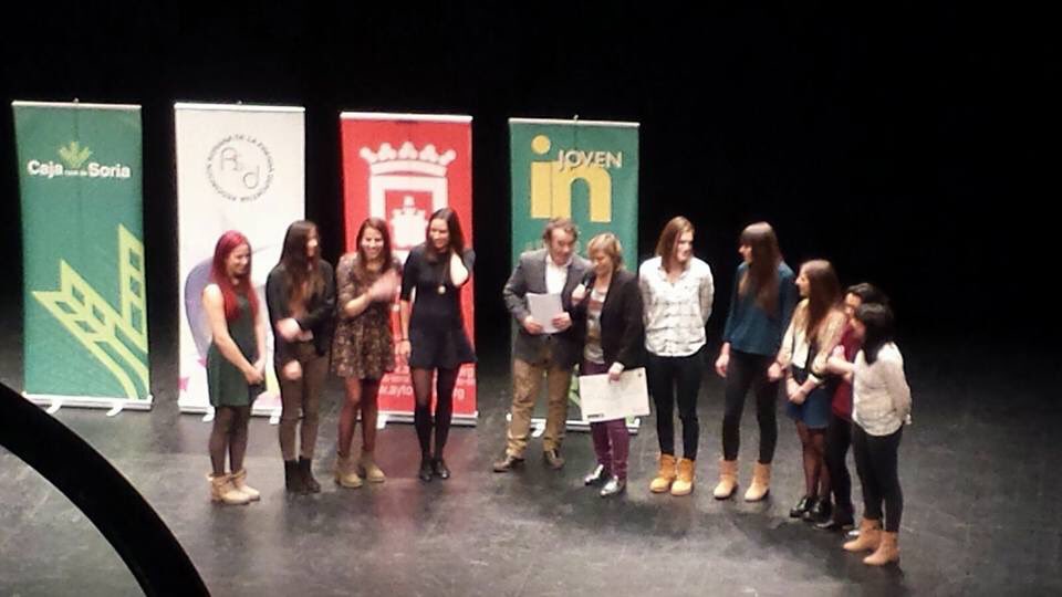 BSoriaFem's tweet photo. Gala del deporte. Campeonas de Liga 2015. Enhorabuena equipo, ¡¡merecido!! https://t.co/EsQrJYbqh2