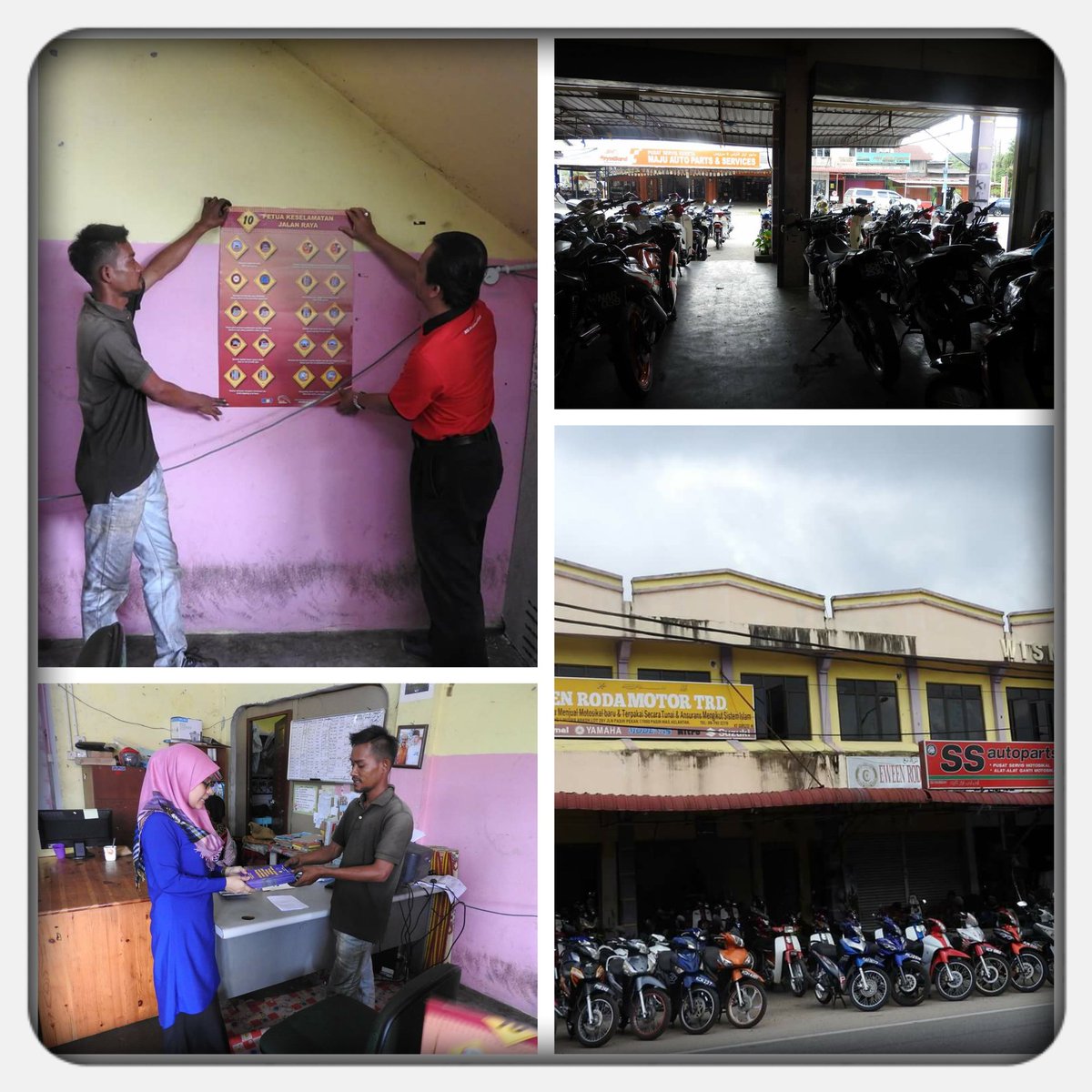 Unit Keselamatan Jalan Raya Kelantan A Twitteren Menampal Poster 10 Petua Keselamatan Jalan Raya Dan Edaran Risalah Di Kedai Motor Roda Motor Group Pasir Mas Https T Co Ymf0gzcvsl