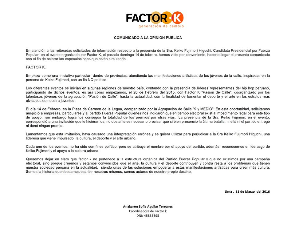 olopezs9's tweet image. @Jimmychinchay @canalN_ comunicado