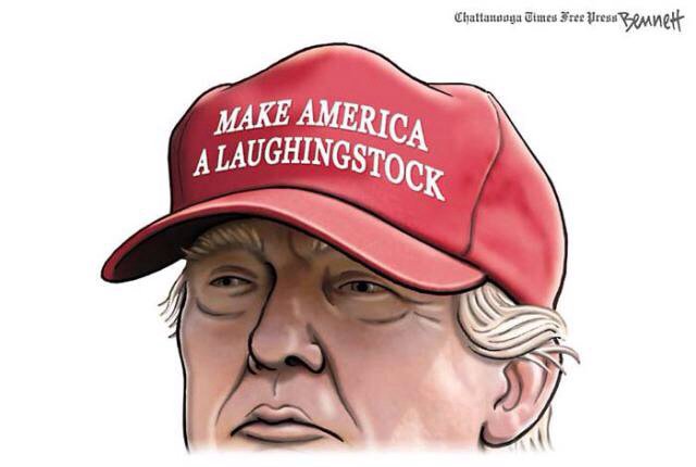 <a href="/cspanwj/">Washington Journal</a> The rest of the world is watching us.
This is #Embarrassing
#TrumpChicago #NeverTrump #DumpTrump #Uppers