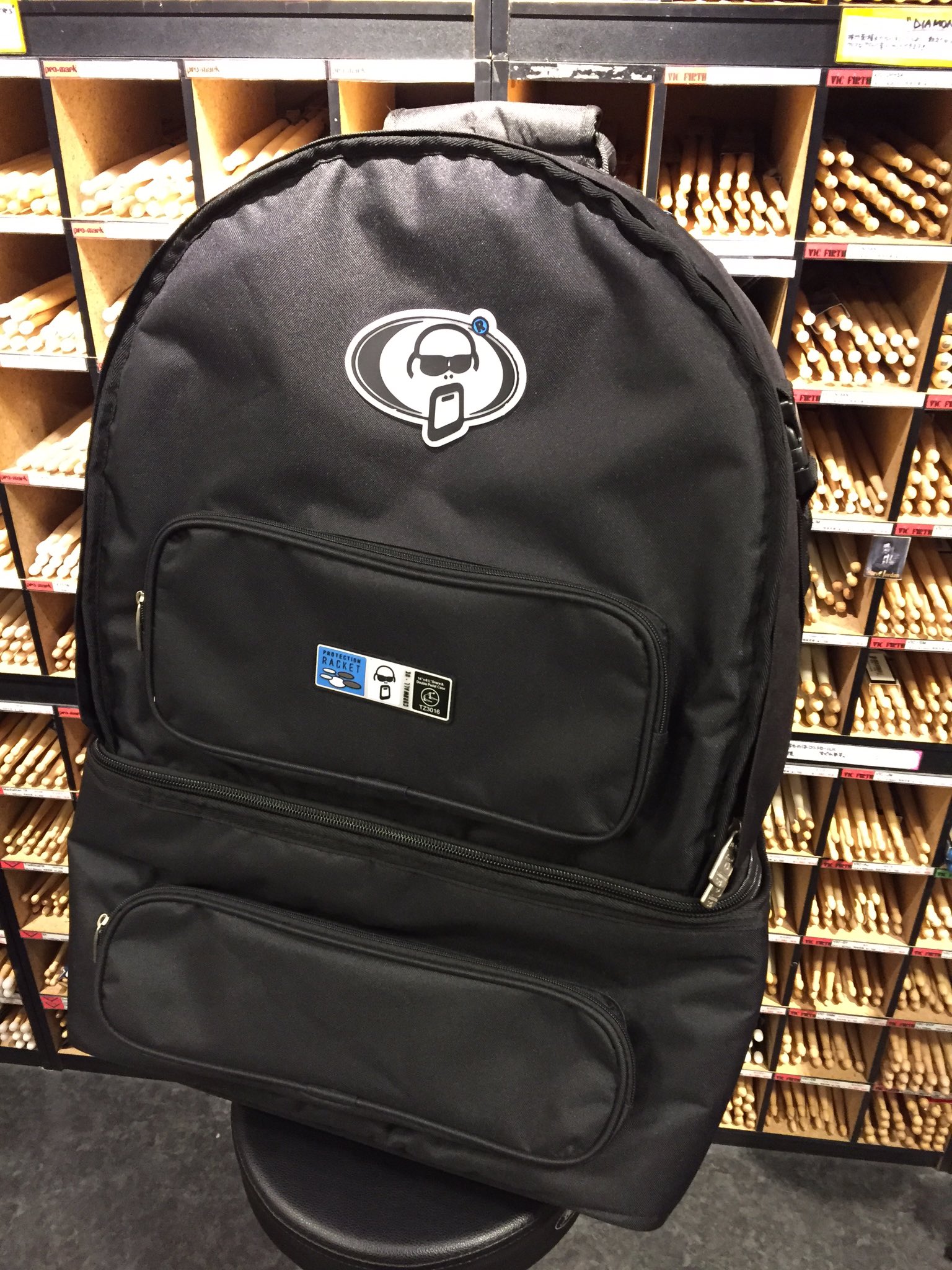PROTECTION racket TZ3016 スネア＆ダブルフットペダルケース