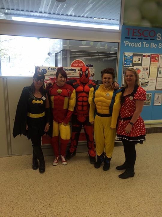 tesco5106's tweet photo. @charitymeg #bhf #diabetesuk #superheroes #deadpool https://t.co/KlDuSSSjYT
