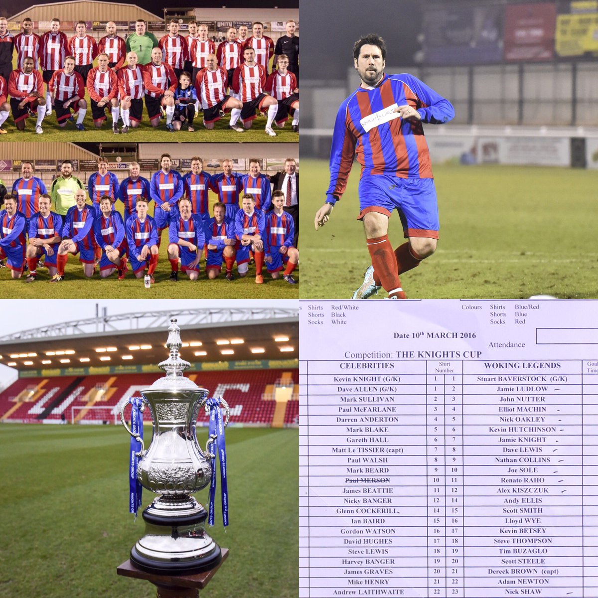 steve_veho's tweet photo. Was good to play in the @wokingfc Vs Celebs charity match on Thursday inc @mattletiss7 @1jamesbeattie @nickybanger https://t.co/CtnnxXGJzG