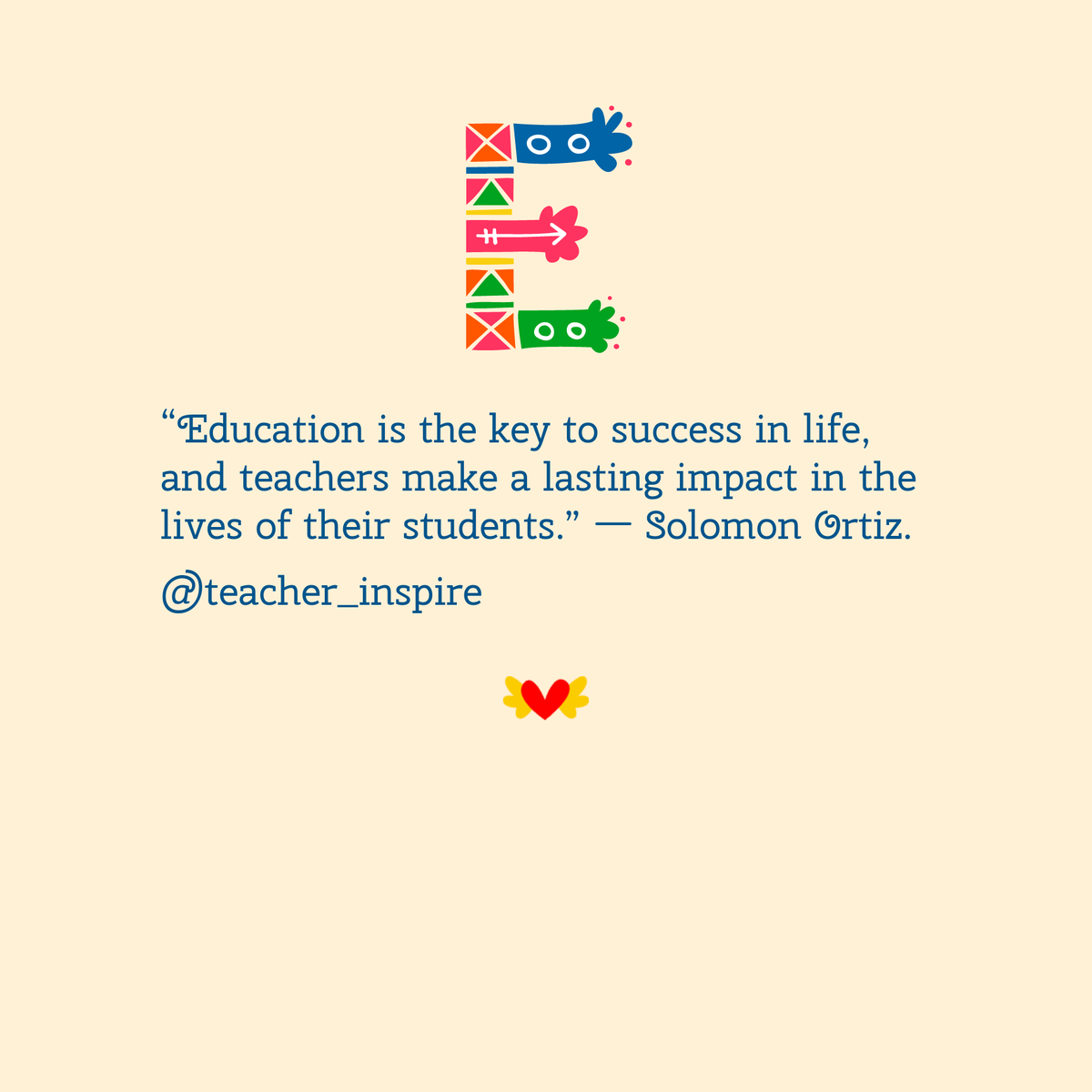 teacher_inspire's tweet photo. Your role in making our world better is much bigger than you could imagine. You are very special. ✌😎 https://t.co/8FjUGzDaGT