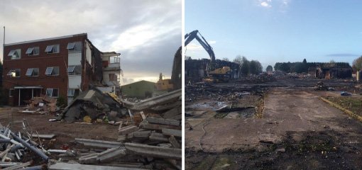 CrsDemo's tweet image. Asbestos removal, demolition and clearance of a former battery hen production unit #demolitionproject