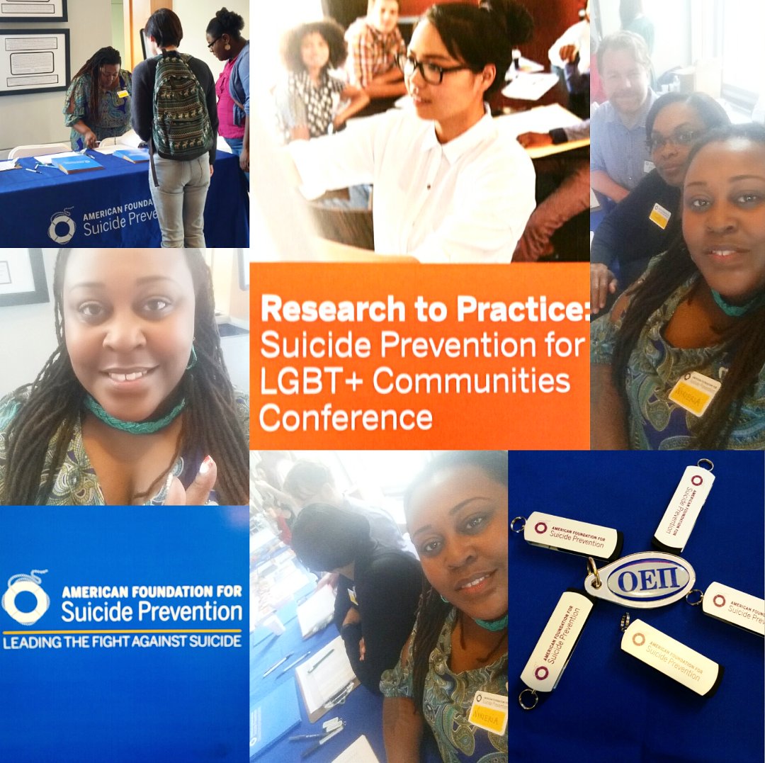 NykieriaEpp's tweet photo. Research to Practice: Suicide Prevention for LGBT+ Communities Conference https://t.co/IkqZx3zyad