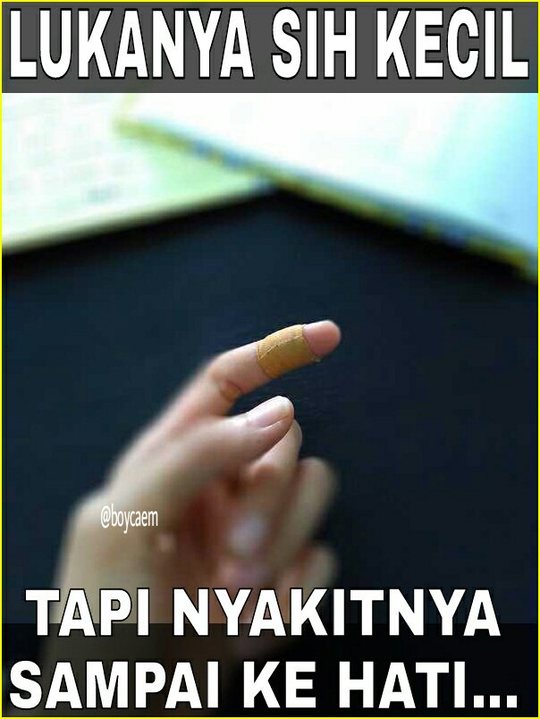 <a href="/MemeComicIndo/">mesh</a> Lukanya sih kecil..Tapi nyakitinnya sampai ke hati #BaperBarengYuk