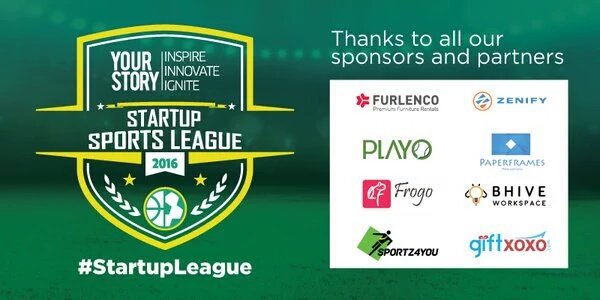 YourStoryCo's tweet photo. Thankful to our sponsors/partners for supporting 1st YourStory Startup Sports League. All updates on #StartupLeague https://t.co/imLhS5nLEc