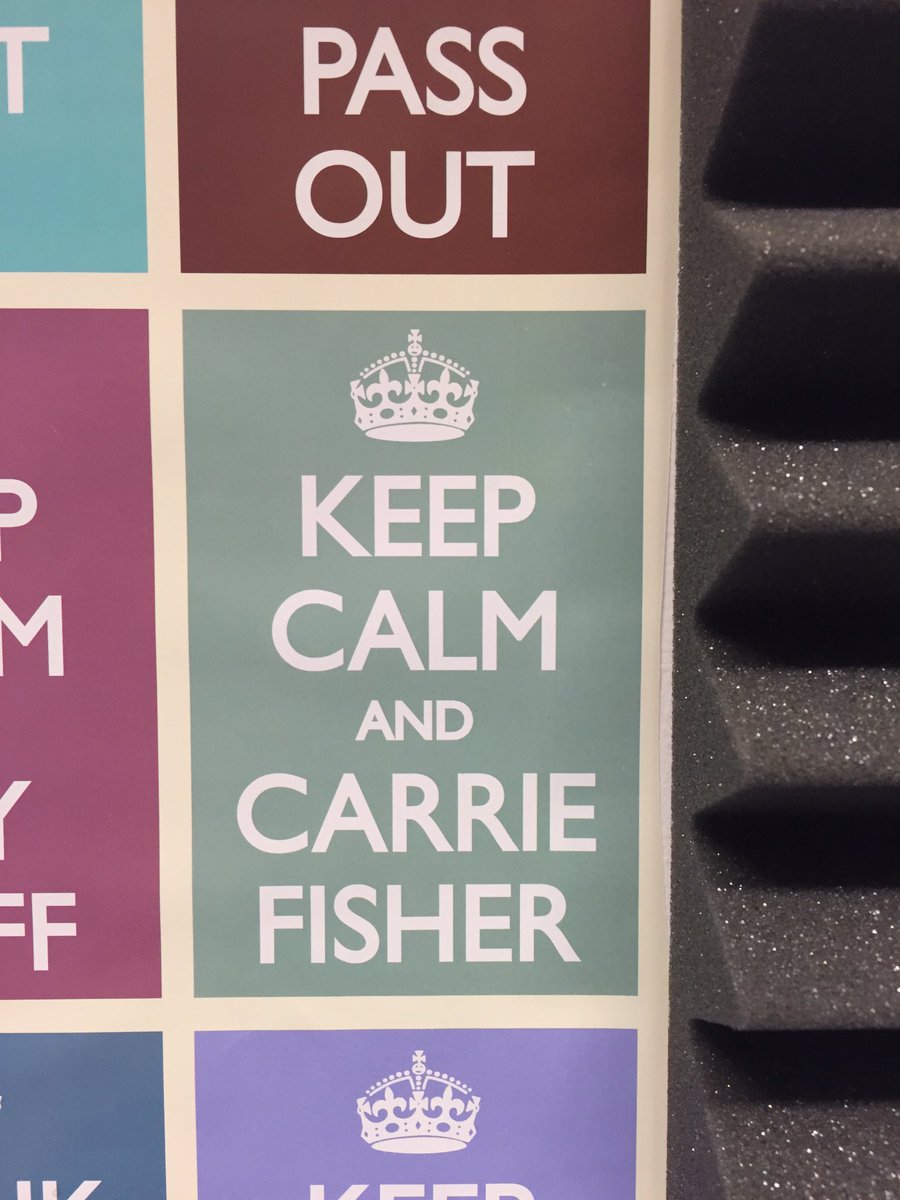 lushunicrush's tweet photo. i'm calm, mom @carrieffisher https://t.co/irlQOliQUv