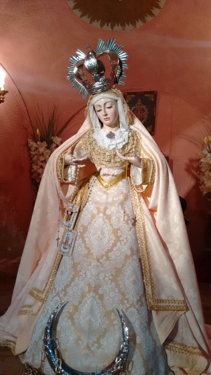 Así podemos encontrar ya a Ntra. Madre de la Merced para la Semana Santa