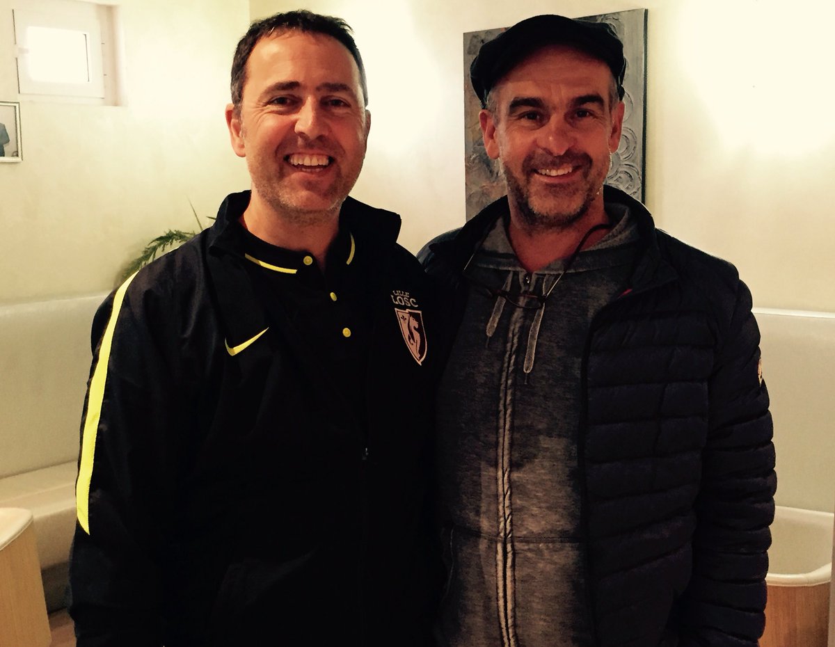 losclive's tweet image. [QUIZZ] Savez-vous qui est cet #AncienDogue (94-97), ici avec Pat Collot ? ⚪️🔴

Son interview bientôt sur LOSC.fr